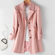 Women Trench Coat | Button Closure