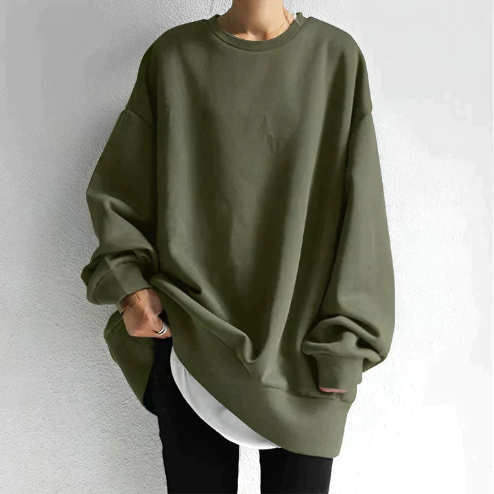Women Oversized Sweatshirt | Long Sleeve Pullover