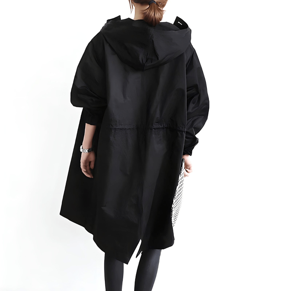 Women Hooded Coat | Long Buttoned Coat