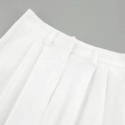 Women Wide-Leg Trousers | Pure White