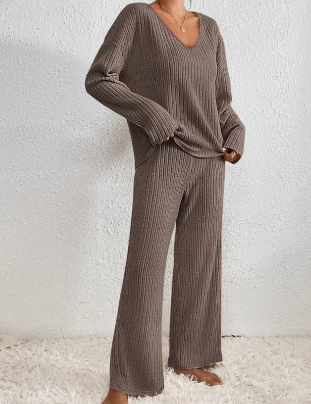 Women Two Piece Loungewear | Ribbed Lounge Set