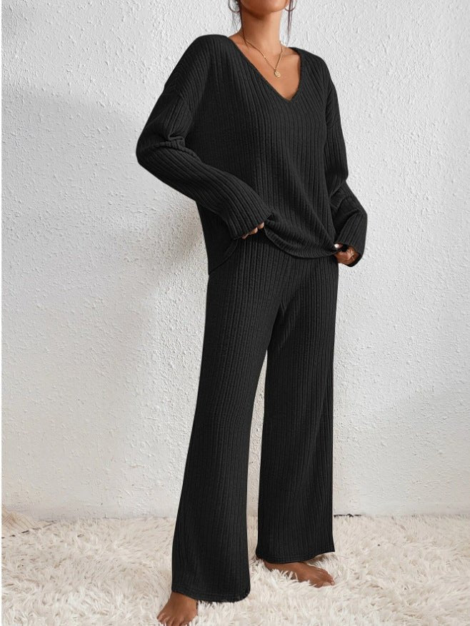 Women Two Piece Loungewear | Ribbed Lounge Set