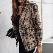 Women Checked Blazer | Plaid Blazer